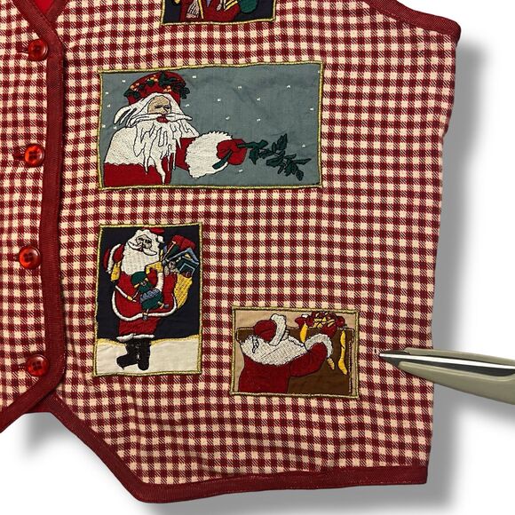 Westbound Christmas Vest LG Santa - Picture 8 of 11
